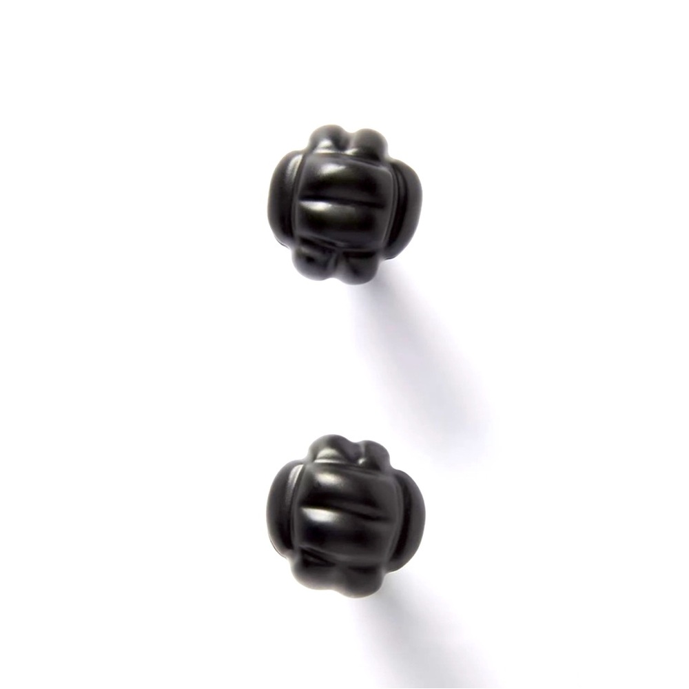 Anthropologie Avaline Ball black Cast Iron Knobs set of 4